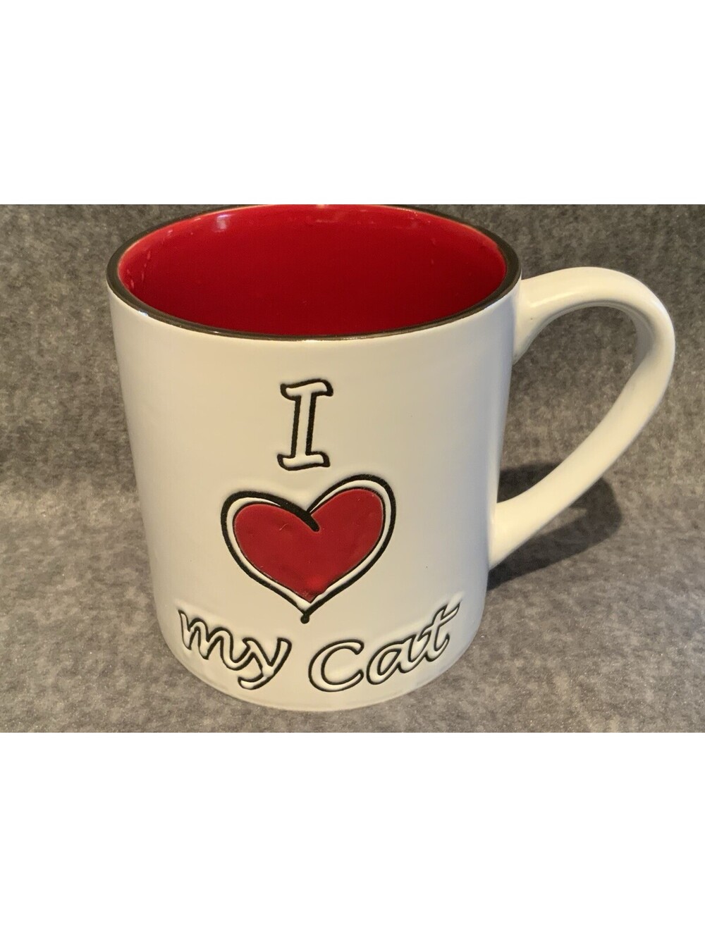 Spectrum Designz 2017 ‘I Love my Cat’ 18oz. Embossed Mug